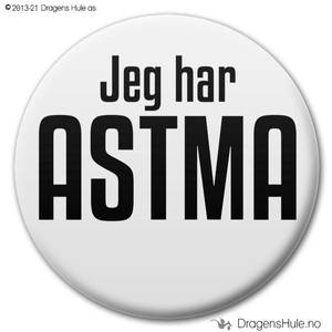Bilde av  Button: Jeg har ASTMA (velg farge)