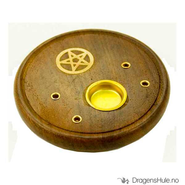 Rkelsesfat: Pentagram, rund -7,5cm